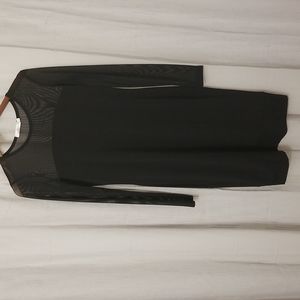 Anatomie mesh neck and sleeves dress